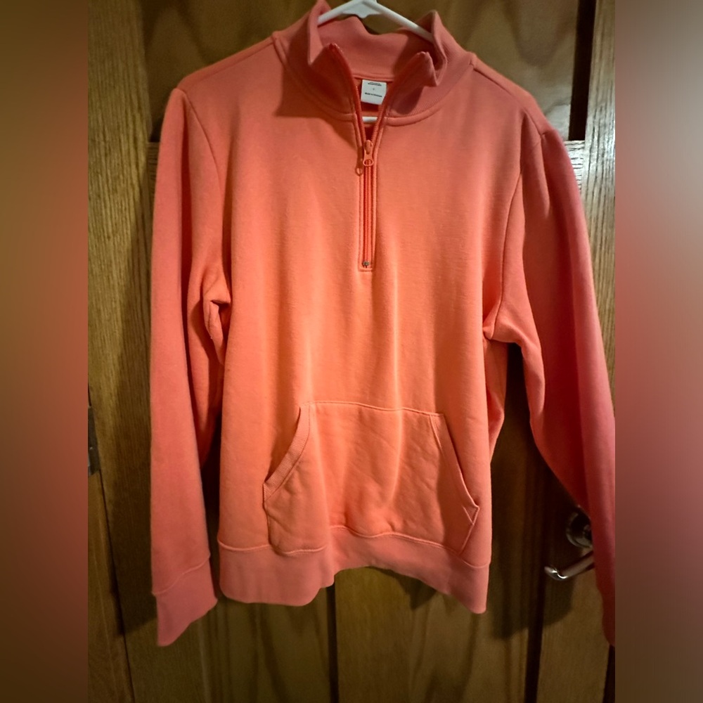 Amazon Essentials Coral 1/4 Zip Sweatshirt - Picture 2 of 7